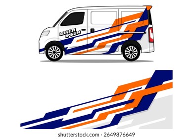 car livery van wrap design wrapping sticker and decal design for corporate company branding vector background white