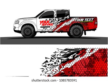 car livery vector. abstract explosion with grunge background design for vehicle vinyl wrap