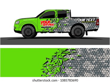 car livery vector. abstract explosion with grunge background design for vehicle vinyl wrap