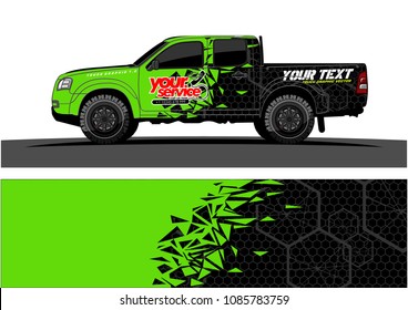 car livery vector. abstract explosion with grunge background design for vehicle vinyl wrap