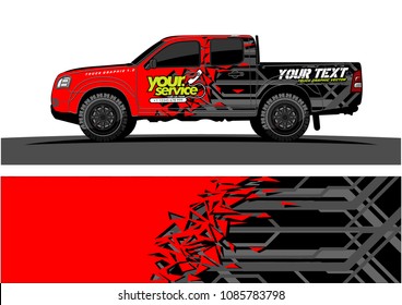 car livery vector. abstract explosion with grunge background design for vehicle vinyl wrap