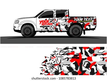 car livery vector. abstract explosion with grunge background design for vehicle vinyl wrap