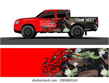 car livery vector. abstract explosion with grunge background design for vehicle vinyl wrap