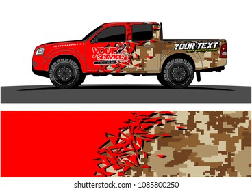 car livery vector. abstract explosion with grunge background design for vehicle vinyl wrap