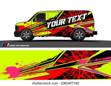 car livery vector. abstract racing shape design for vehicle vinyl wrap background 