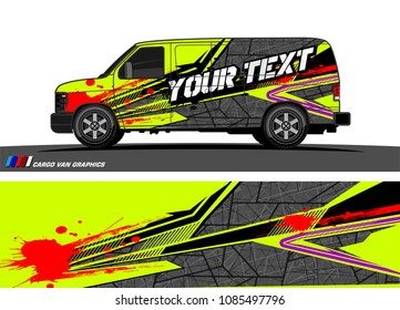 car livery vector. abstract racing shape design for vehicle vinyl wrap background 