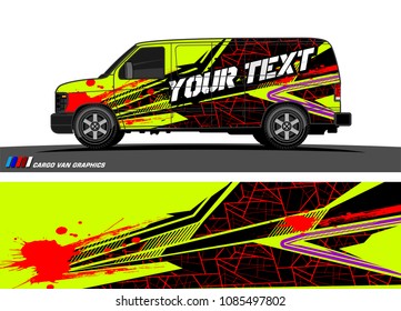 car livery vector. abstract racing shape design for vehicle vinyl wrap background 