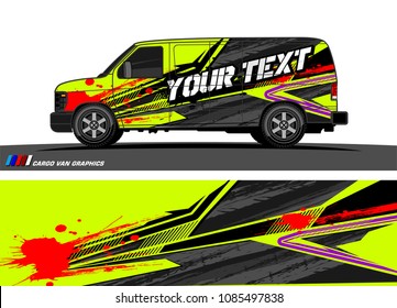 car livery vector. abstract racing shape design for vehicle vinyl wrap background 