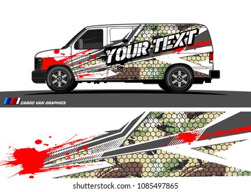 car livery vector. abstract racing shape design for vehicle vinyl wrap background 
