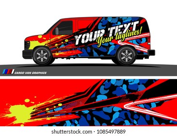 car livery vector. abstract racing shape design for vehicle vinyl wrap background 