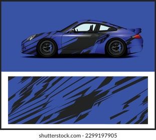 diseño vectorial de la liviandad del coche para el diseño de envoltura de vinilo del vehículo