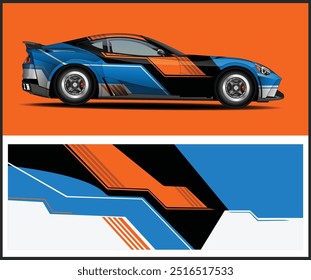 car livery wrap graphic vector for vehicle vinyl wrap and car branding

