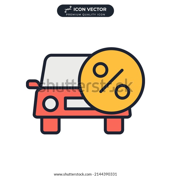 car loan icon symbol template
for graphic and web design collection logo vector
illustration