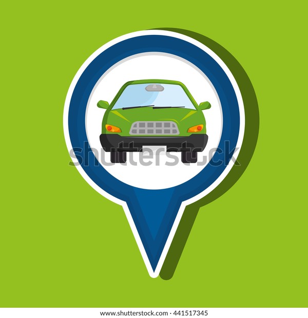 car
location design, vector illustration eps10 graphic
