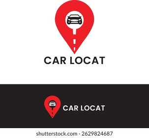 Car Location Logo for Navigation and Automotive Services Logo