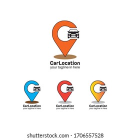 Plantilla de logotipo de ubicación de Camión con aspecto profesional