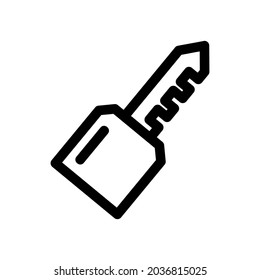 car lock icon or logo isolated sign symbol vector illustration - high quality black style vector icons
