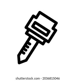car lock icon or logo isolated sign symbol vector illustration - high quality black style vector icons
