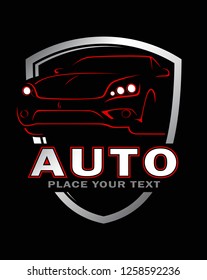 Car Logo Abstract Lines Vector. Vector illustration