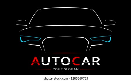 Car Logo Abstract Lines Vector. Vector illustration