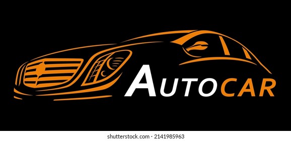 Car Logo Abstract Lines Vector. Vector illustration