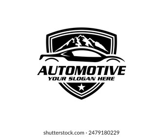 Car Logo Abstract Lines Vector. Vector illustration
