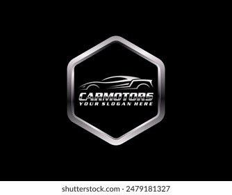 Car Logo Abstract Lines Vector. Vector illustration
