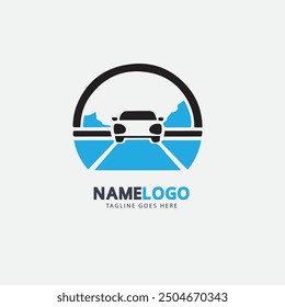 Car Logo Abstract Lines Vector. Vector Black automobile emblems sign. Logo of cars brand.