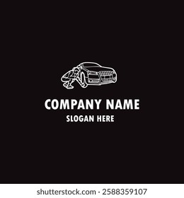 Car Logo Abstract Lines Vector. Vector illustration