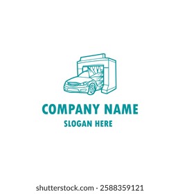 Car Logo Abstract Lines Vector. Vector illustration