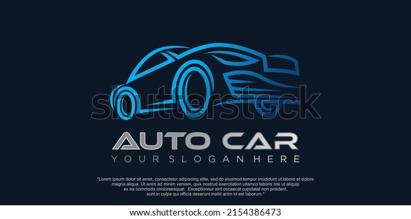 Car Logo Abstract Lines Vector Vector Stock Vector (Royalty Free ...