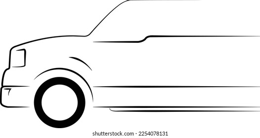car logo for advertising on white background icons vector.