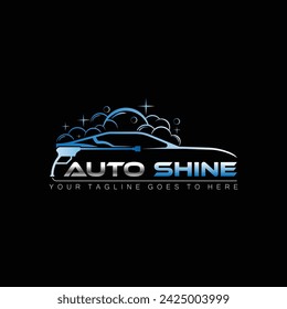 Car logo, auto detailing logo, automotive logo. Sports vehicle vector illustration, sports vehicle icon,Perfect logo for business related to automotive industry