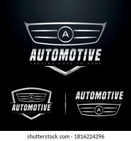 Logotipo del coche, logotipo del automóvil, logotipo del automóvil. Lado delantero del vehículo, cara del vehículo.