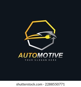 Car Logo, Automotive Repair Vector, Repair Garage Brand Design, Car Care, Automotive Spare Parts