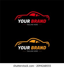 Car Logo Automotive. Car Vector Logo Simple Template
