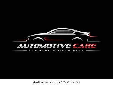 Car logo automotive logo car wash sign car detailing logo sports car sign vehicle service icon automobile logo vector