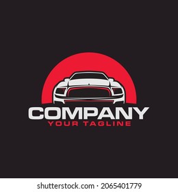  car logo with black background