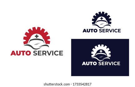 car logo can also for mechanic, car wash , service , car repair with style modern and given full color and black and white very suitable for business , vector eps 10