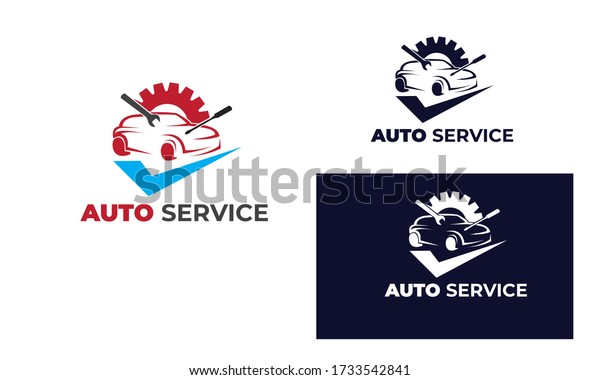 car logo can also for\
mechanic, car wash , service , car repair with style modern and\
given full color and black and white very suitable for business ,\
vector eps 10
