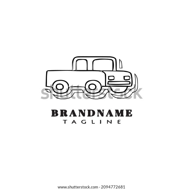 car logo cartoon icon design template cute\
modern isolated vector\
illustration