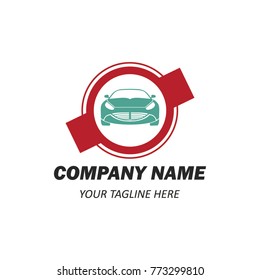Car logo company logotype vector workshop illustration emblem isolated
