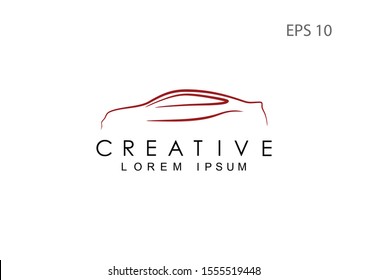 Car logo for the company, vector illustration.