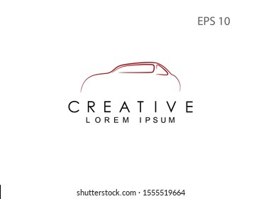 Car logo for the company, vector illustration.