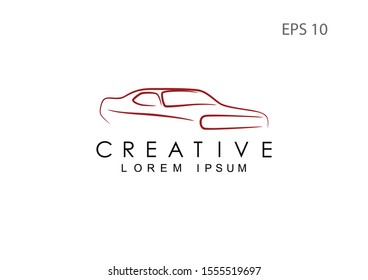 Car logo for the company, vector illustration.