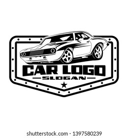 car logo concept black and white 2