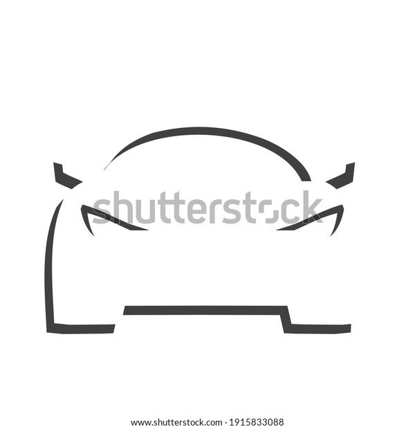 Car logo Concept creative symbol minimalist\
abstract  Auto icon vector\
illustration