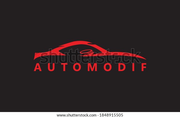 Car Logo, Creative and\
minimalist Automotive repair and service, automobile symbol design\
vector 