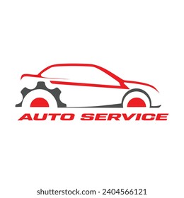 Car logo design and auto service