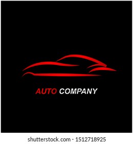 Conceptual Street King Exotic Supercar Silhouette Stock Vector (Royalty ...